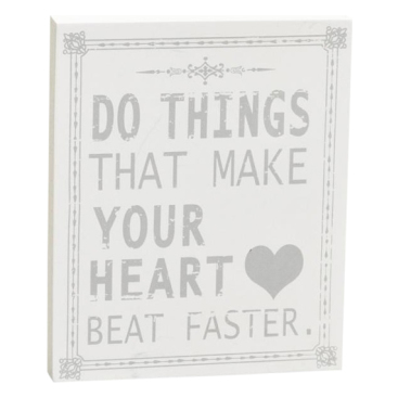 Träskylt Do Things...